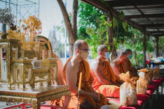 พิธีทำบุญทักษิณานุปทาน และพิธีไถ่ชีวิตโคกระบือ ตามโครง  “โคบุญช่วย”